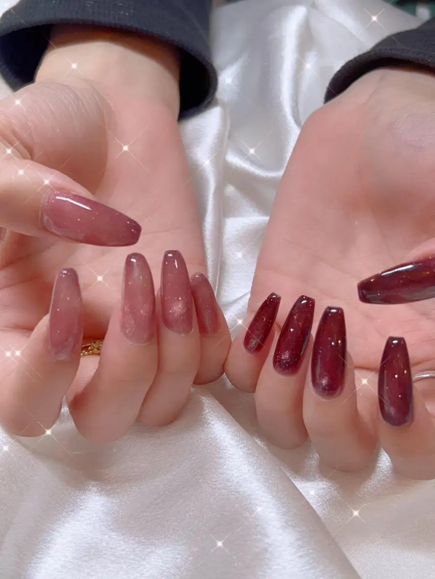 ネイル ハンドネイル I LOVE ME NAILJrクーポンのネイルデザイン