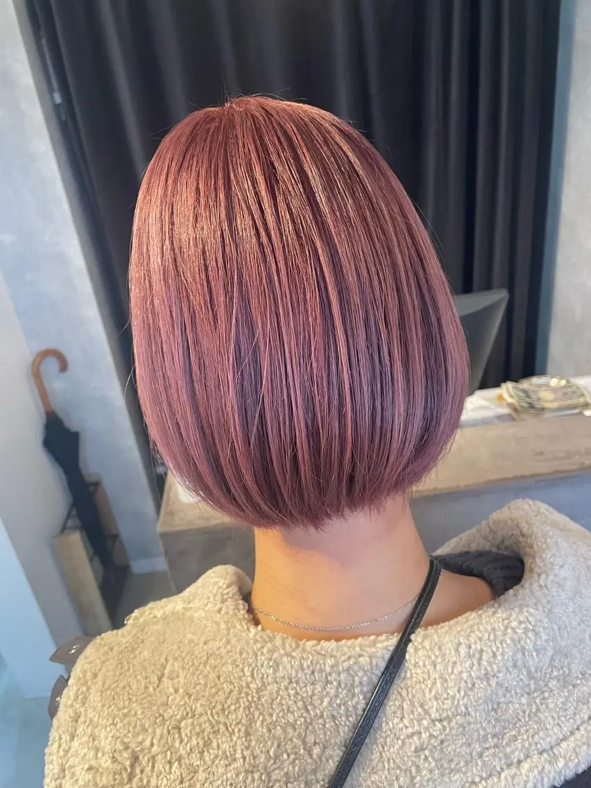 カラー カシス Matsubara asuka  ☪︎のヘアスタイル