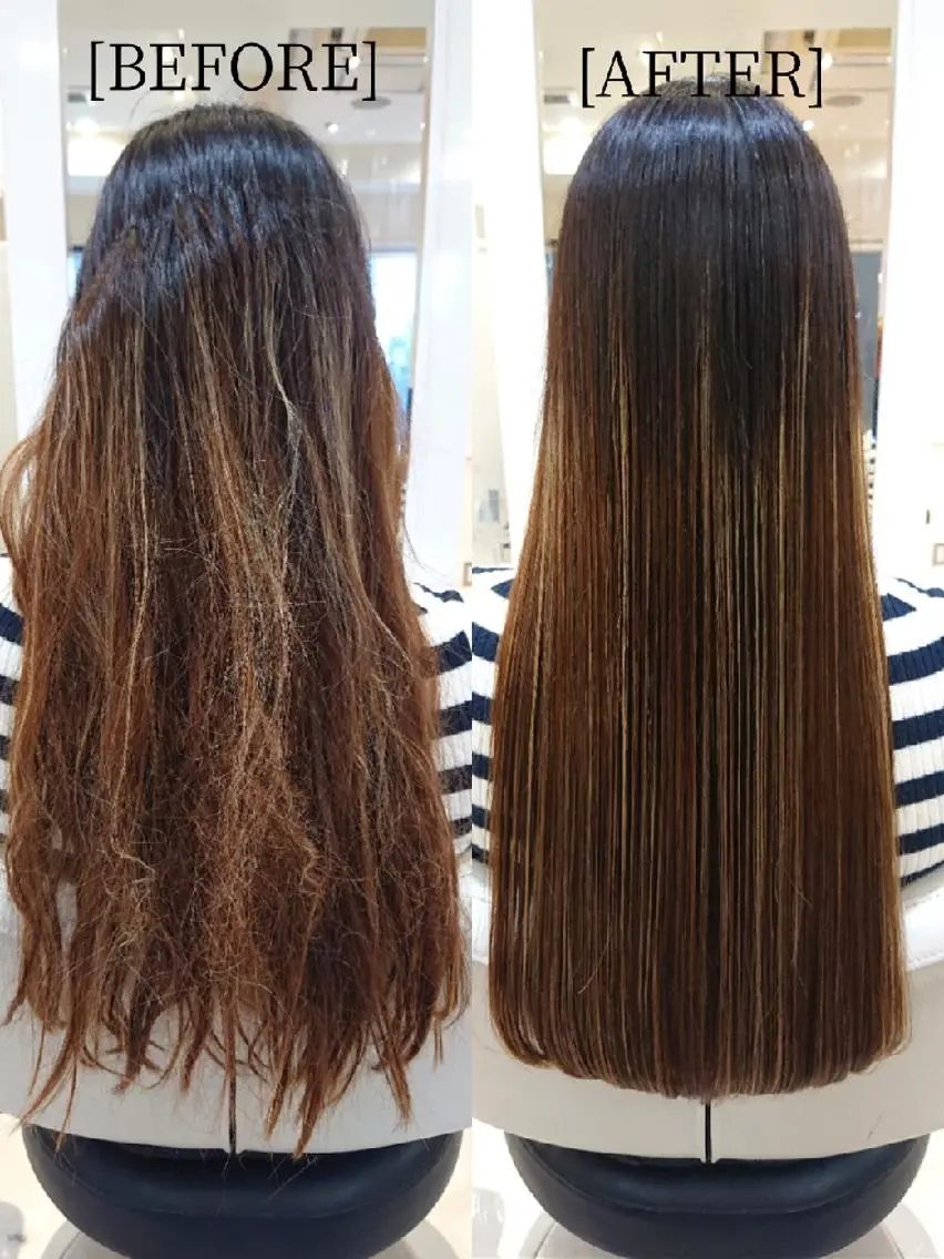 ロング 髪質改善 トリートメント 高橋 佑のヘアスタイル