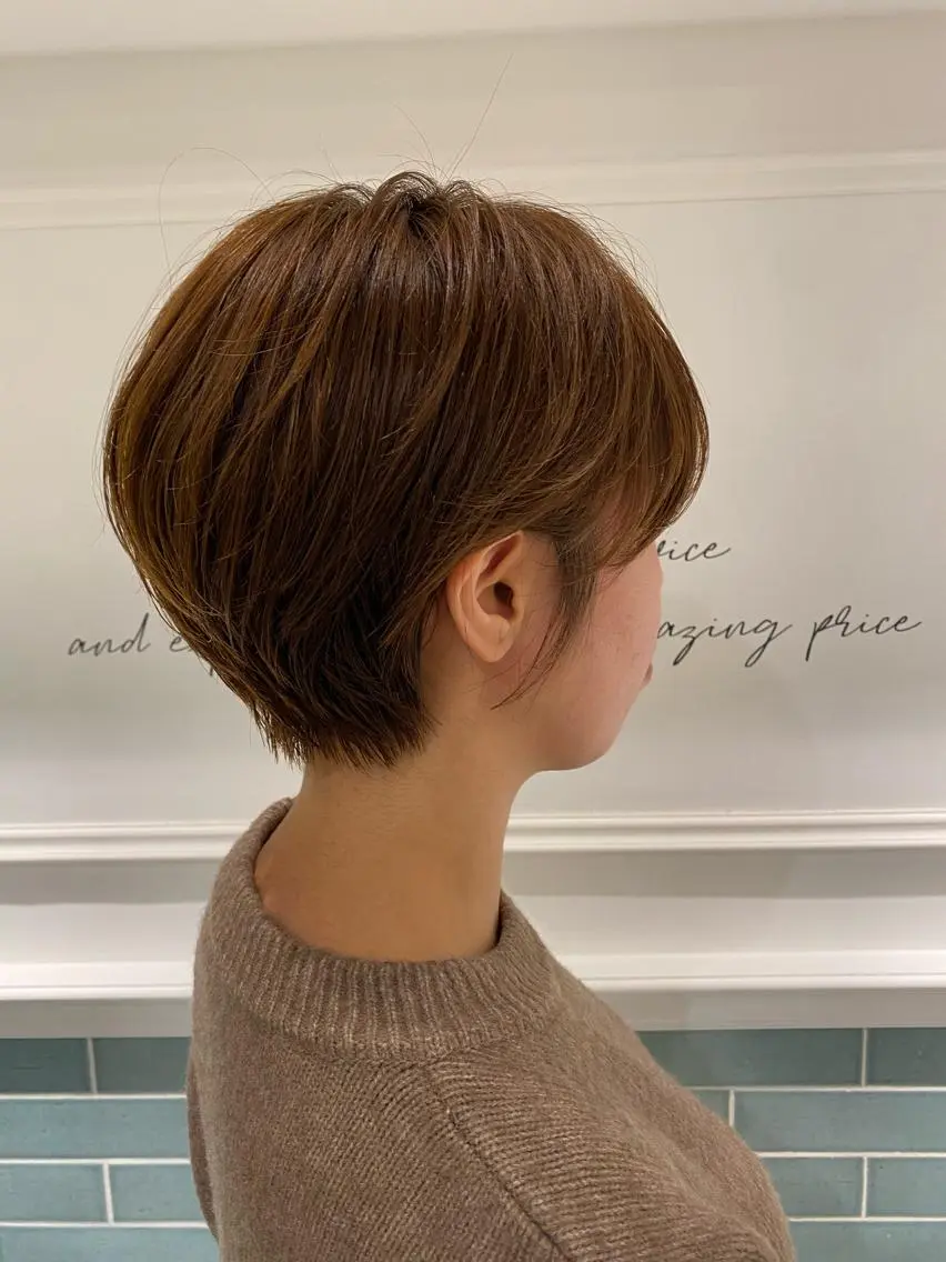 ショート 髪質改善レイヤー/ ボブたんの翔太のヘアスタイル