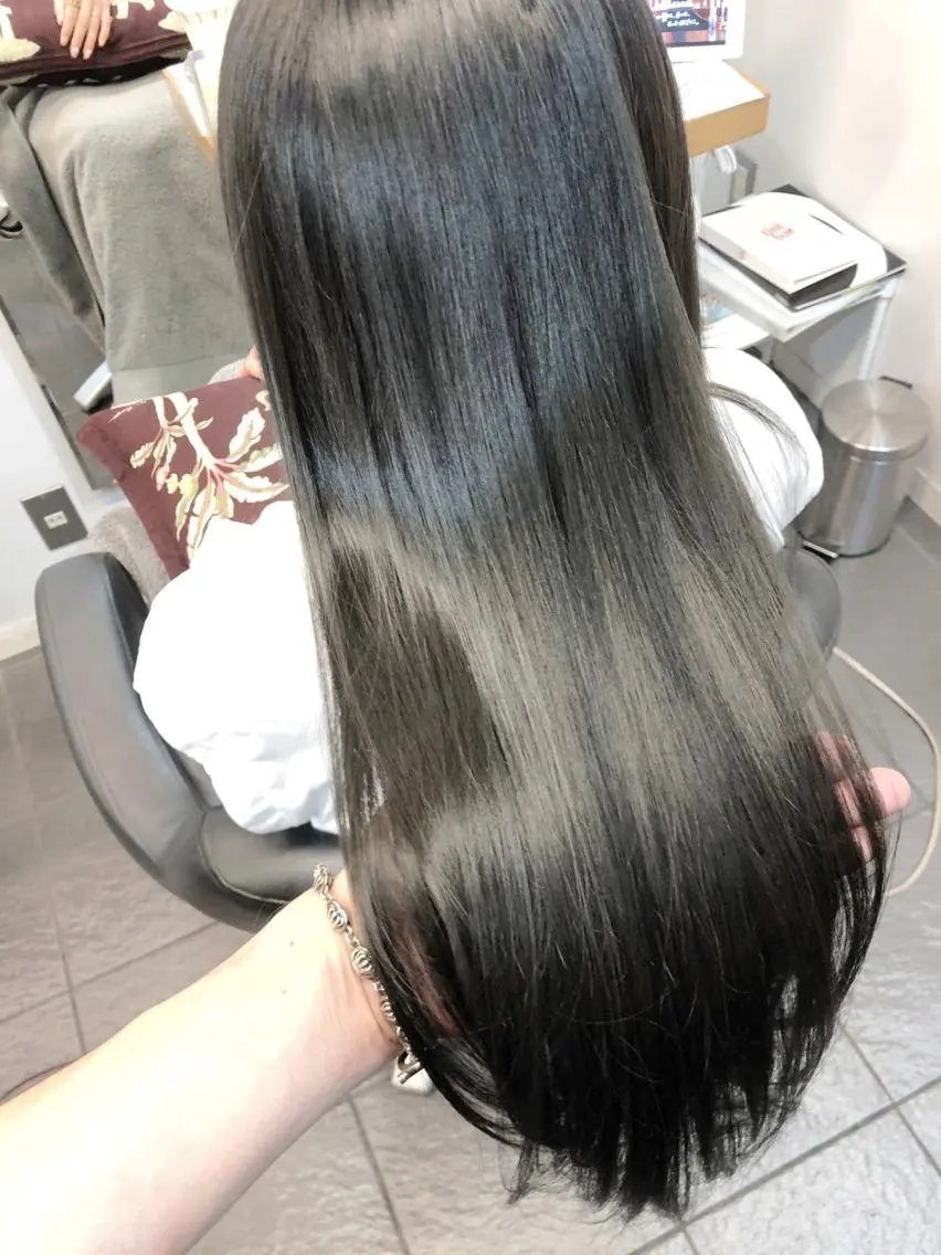 カラー カット ヘアカラー トリートメント ヘッドスパ グレージュ/髪質改善 Yamato.hのヘアスタイル