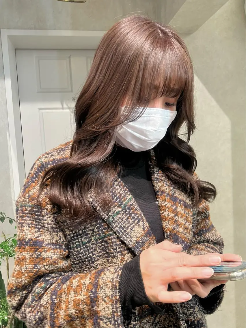 ロング カラー カット ヘアカラー ｻﾄｳﾐﾉﾘ韓国ヘア 韓国メンズヘアのヘアスタイル