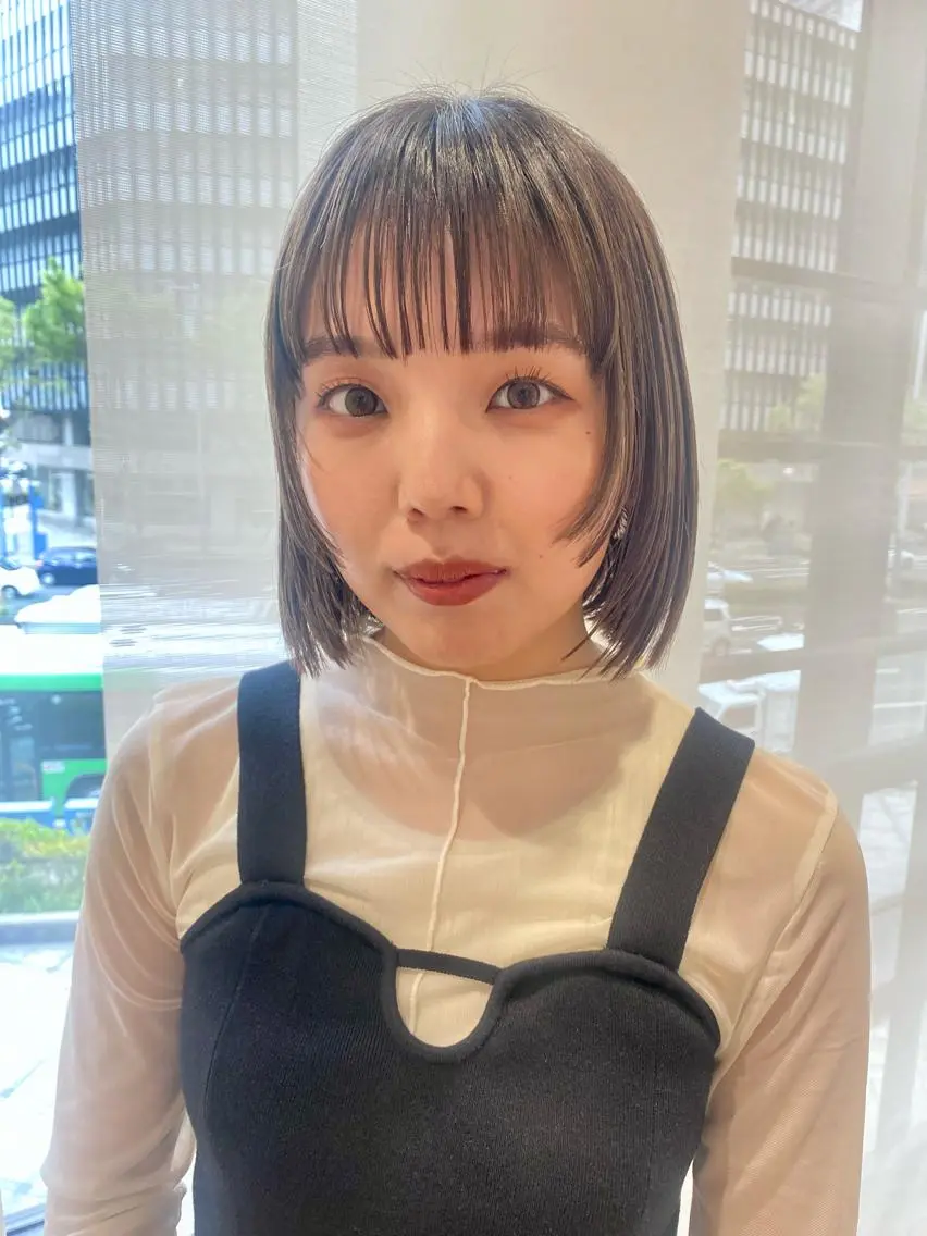 ショート カラー 増井 彩乃のヘアスタイル