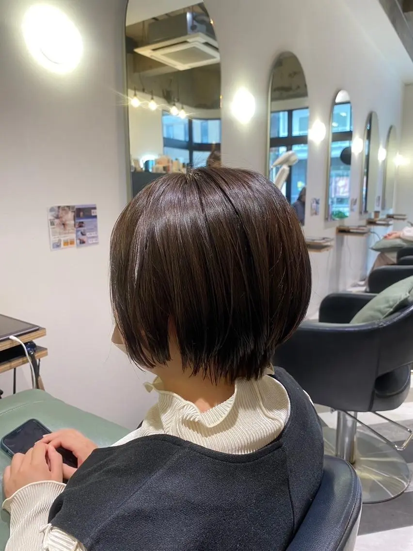ショート カット トリートメント ヘッドスパ 似合わせカット 銀座/アライ カズヤのヘアスタイル