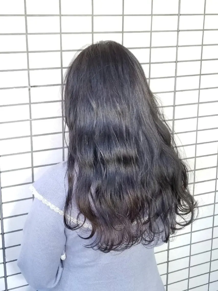 セミロング カラー グレージュ オレンジ 🌿赤み消し/ 艶カラー落合 優🌿のヘアスタイル