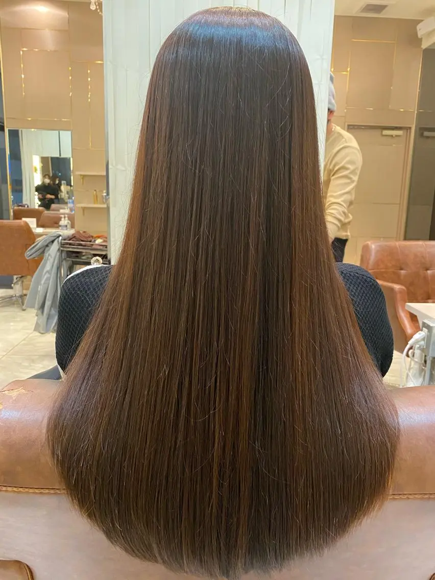 ロング トリートメント LucksiMie ginza 明松のヘアスタイル
