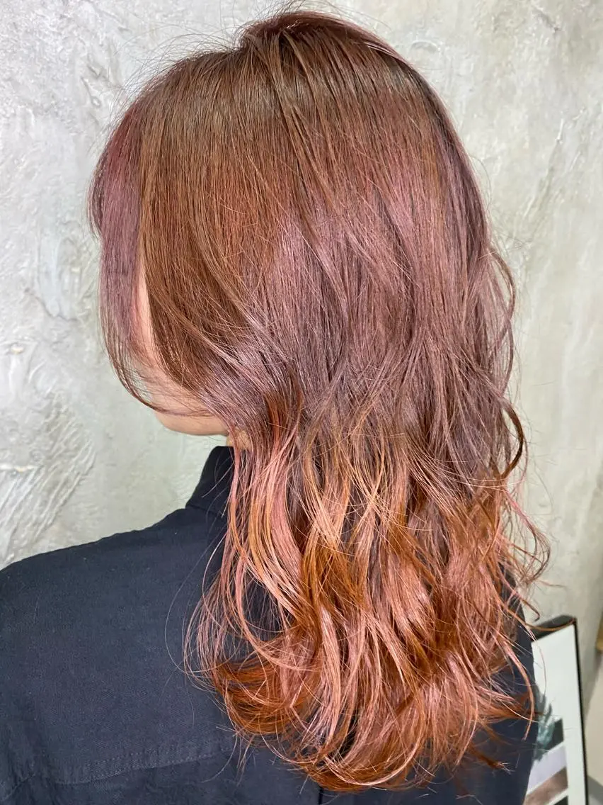 ロング カラー 寺門 拓馬のヘアスタイル