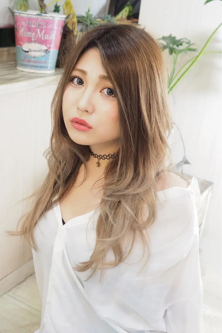 ロング アッシュ 坂 直樹のヘアスタイル