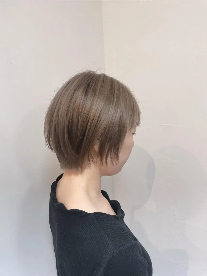 ショート 丸みショート ショートヘア 💛🤍U too e’s /店長🧸のヘアスタイル