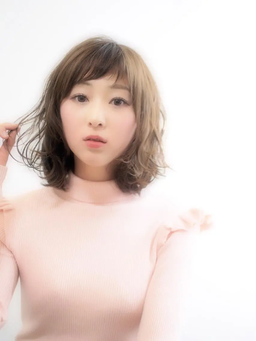 セミロング パーマ セミロングパーマ ボブ 伸ばしかけ 百瀬 俊幸のその他イメージ