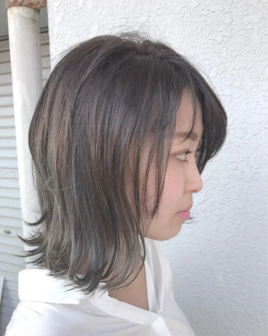 ショート カラー レイヤーカット匠 イソザキノリユキのヘアスタイル