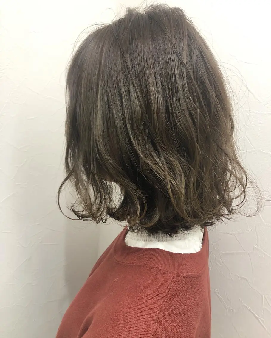 ミディアム 外国人風カラー 似合わせカット カット ヘッドスパ 夜23時まで予約🉑 reverieあきらのヘアスタイル