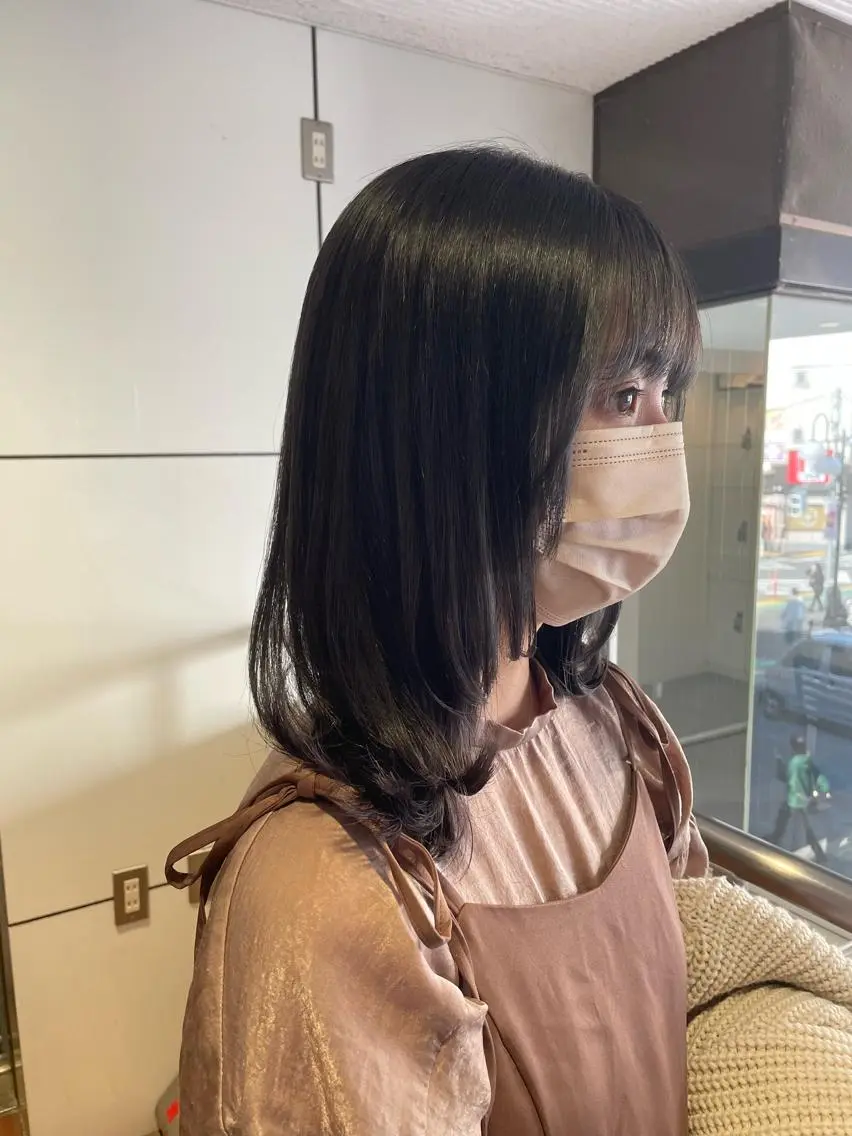 ロング カラー カット ヘアカラー MYA 🤍kanaのヘアスタイル