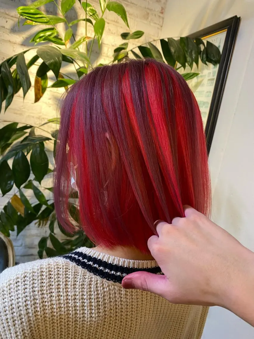 ショート カラー カット ヘアカラー 長濱 俊のヘアスタイル