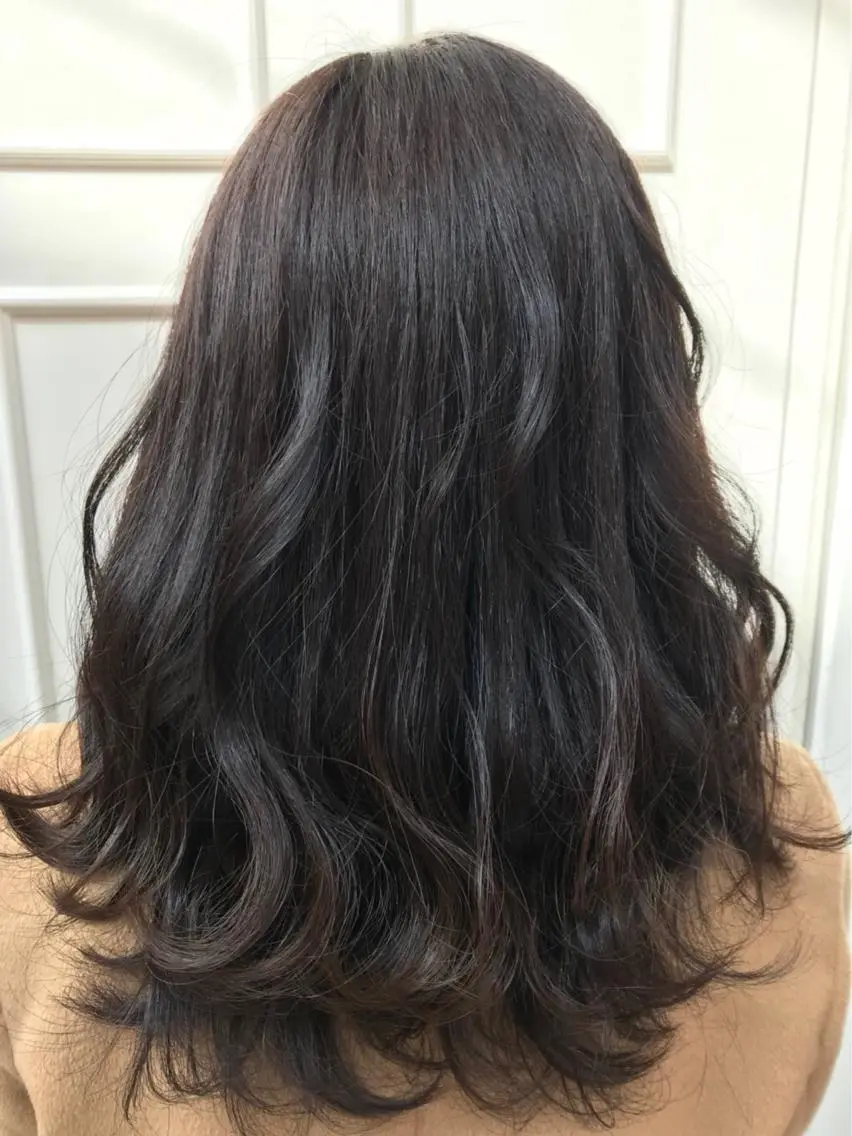 ミディアム カラー グレージュ 🫟Blanco🫟 Color&Careのヘアスタイル