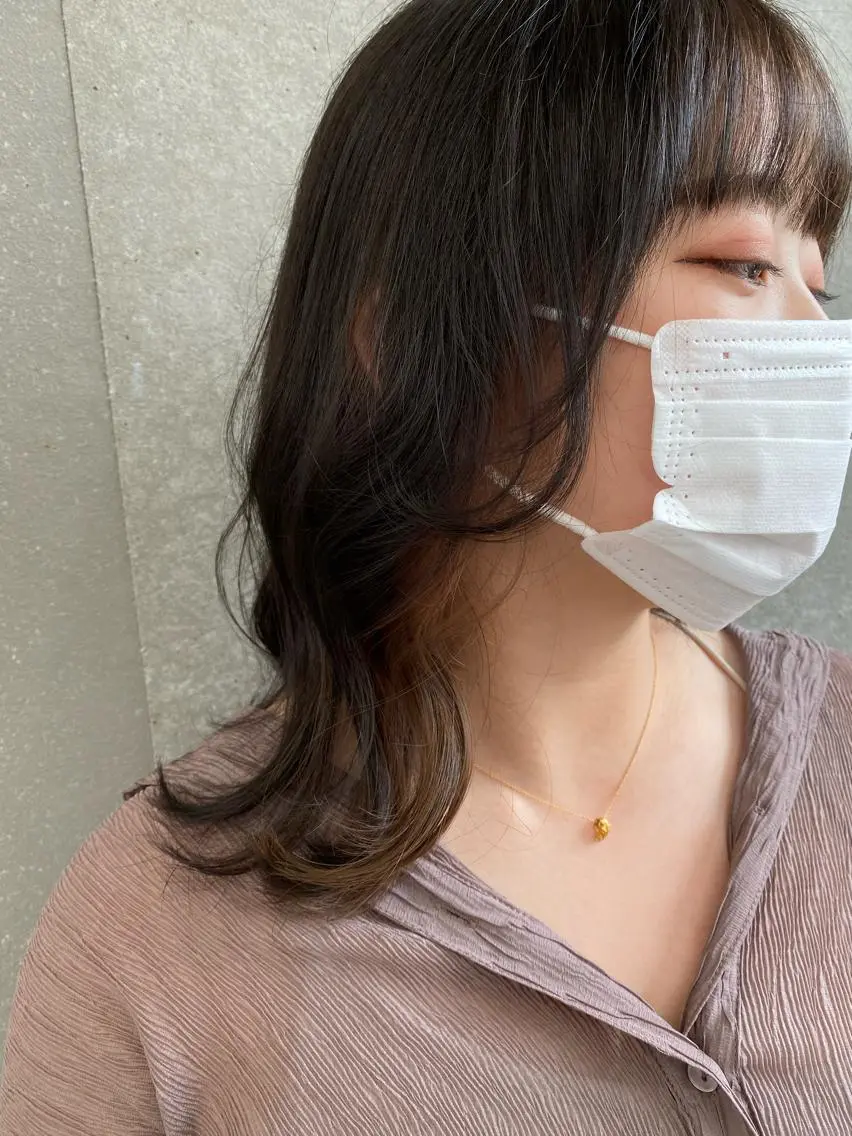 ミディアム くびれヘア 渋谷/ショート/ボブ 輝来のヘアスタイル