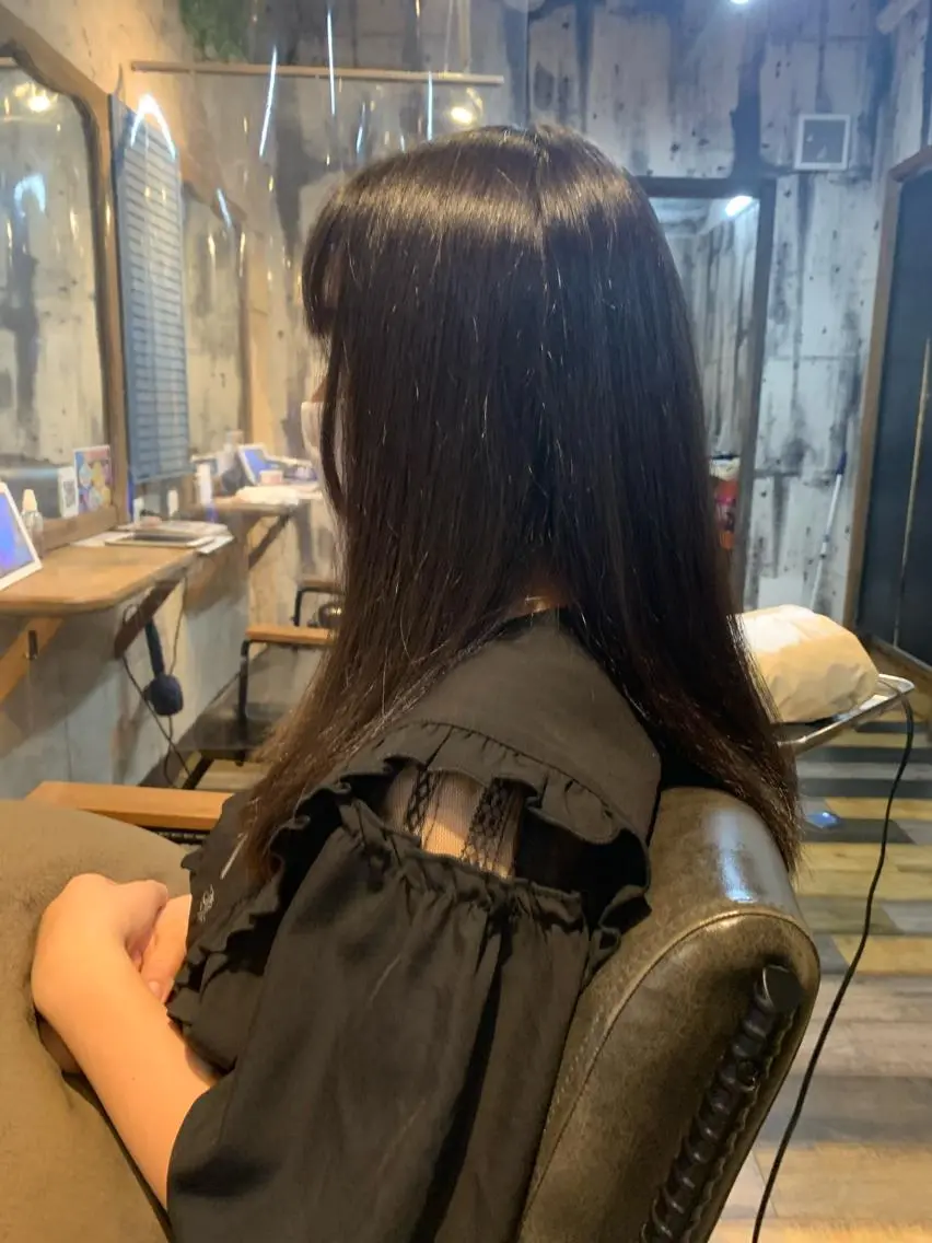 ロング repose日本橋 室町のヘアスタイル