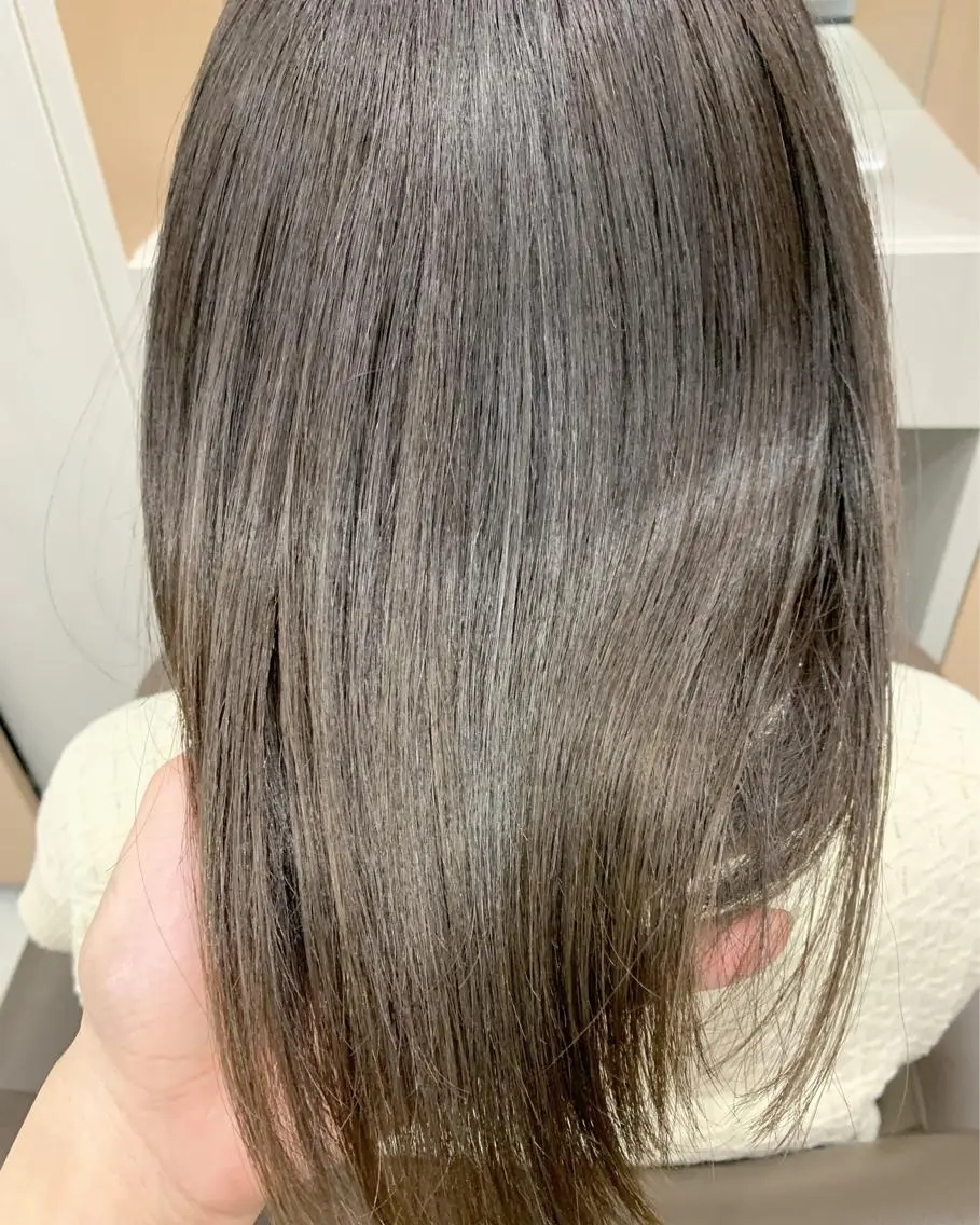 ミディアム カラー ボブパーマコテ巻き風 パーマNo1深江秀平のヘアスタイル