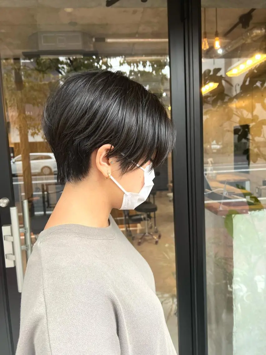 ショート ショートボブ／川崎 子安健太のヘアスタイル