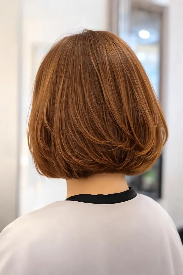 セミロング ヘアカラー 白髪染め専門店 Recolor京橋店のヘアスタイル