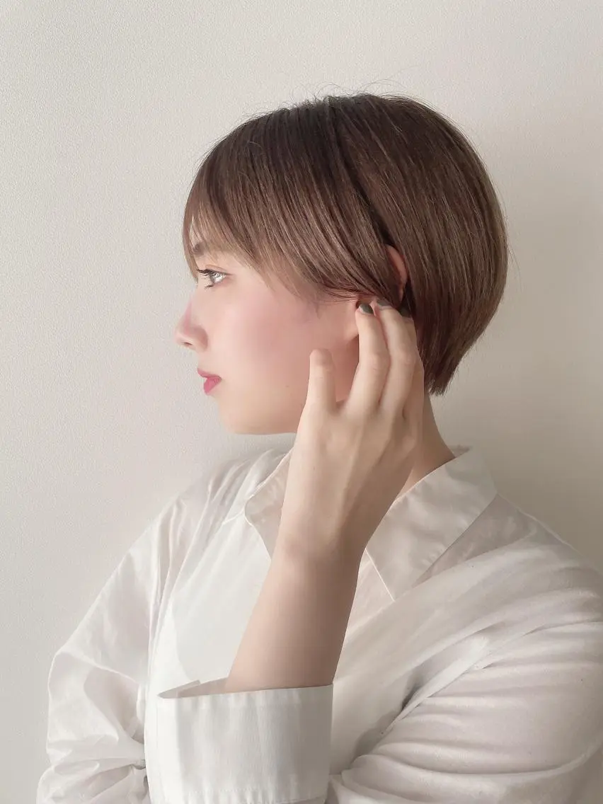 ショート カラー カット なりたいが叶う ながしまじゅんきのヘアスタイル