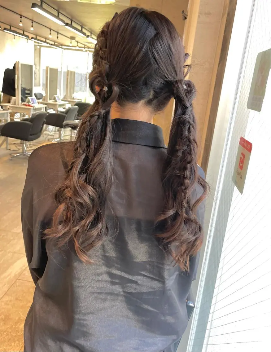 ヘアアレンジ ヘアセット 美髪× ヘアセット✨Araiのヘアスタイル