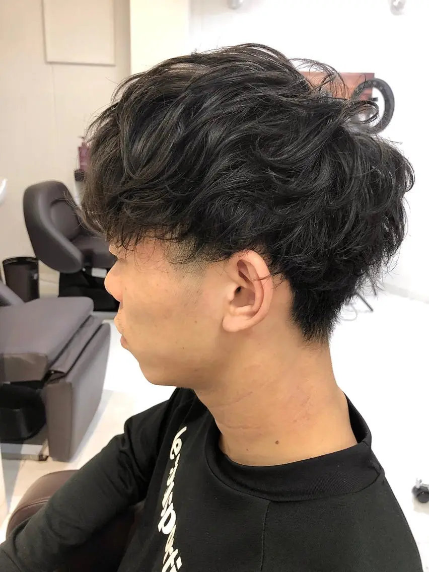 ショート カラー パーマ ヘアアレンジ メンズ メンズ似合わせ🪞 kotoriのヘアスタイル