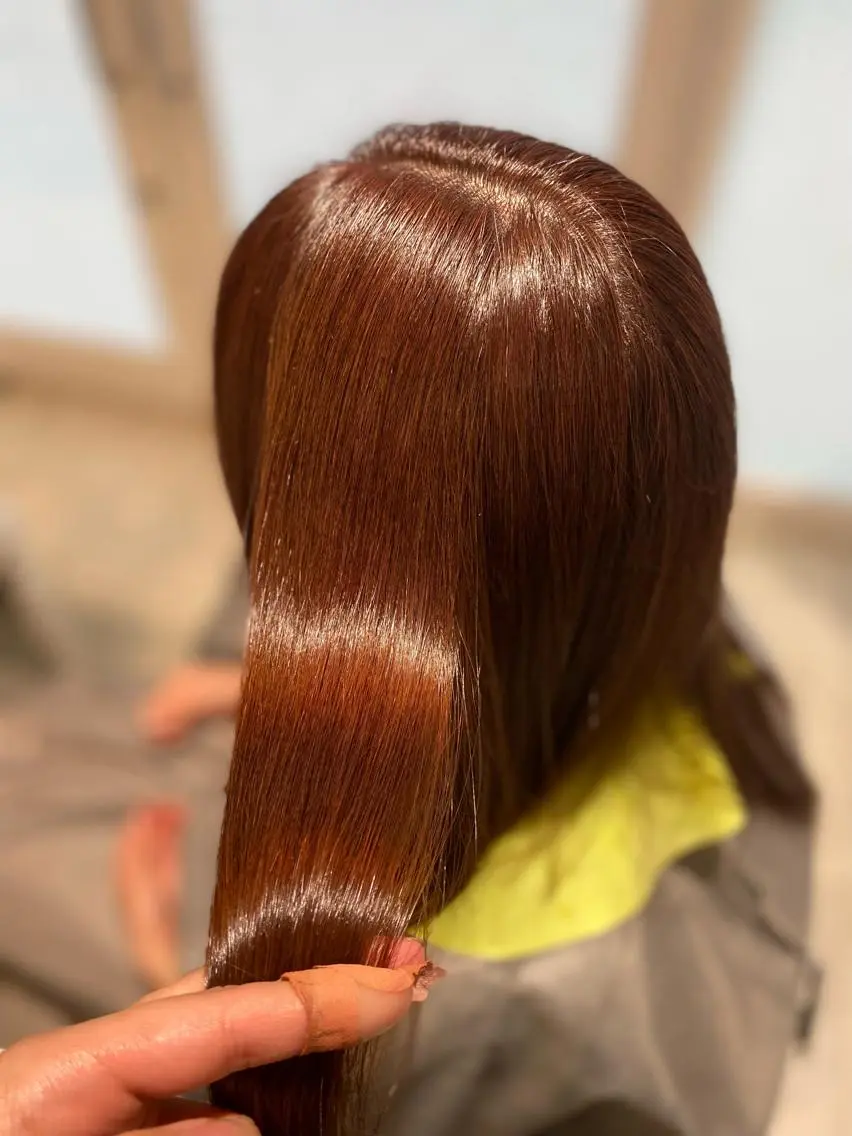 ロング カラー カット ヘアカラー 芝田 望優のヘアスタイル