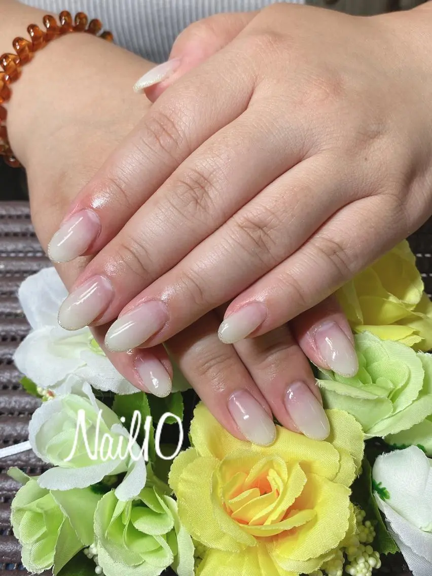 ネイル ラメ(グリッター) ラメグラデーション ハンドネイル Nail10 Kakoのネイルデザイン