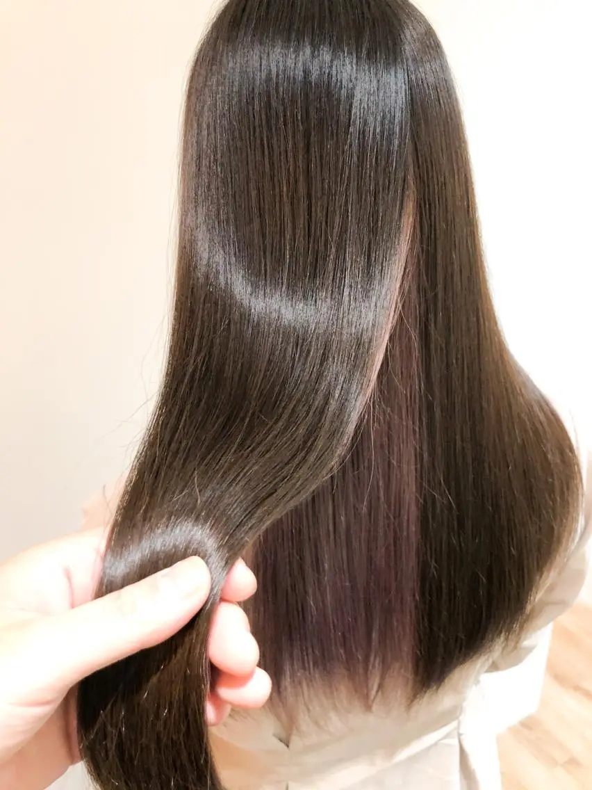 ロング カラー 髪質改善 カット ヘアカラー トリートメント ヘッドスパ 髪質改善 suzukiのヘアスタイル