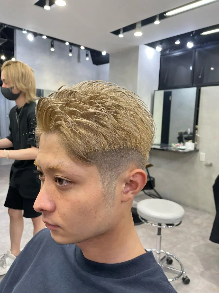 ショート カラー ブリーチ ハイトーンカラー カット ヘアカラー 👑最高級エクステ 👑新宿/タイセイのヘアスタイル
