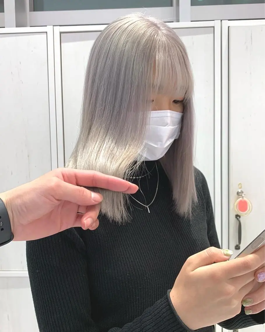セミロング カット ヘアカラー 梅田/大阪美容室 kazumaのヘアスタイル