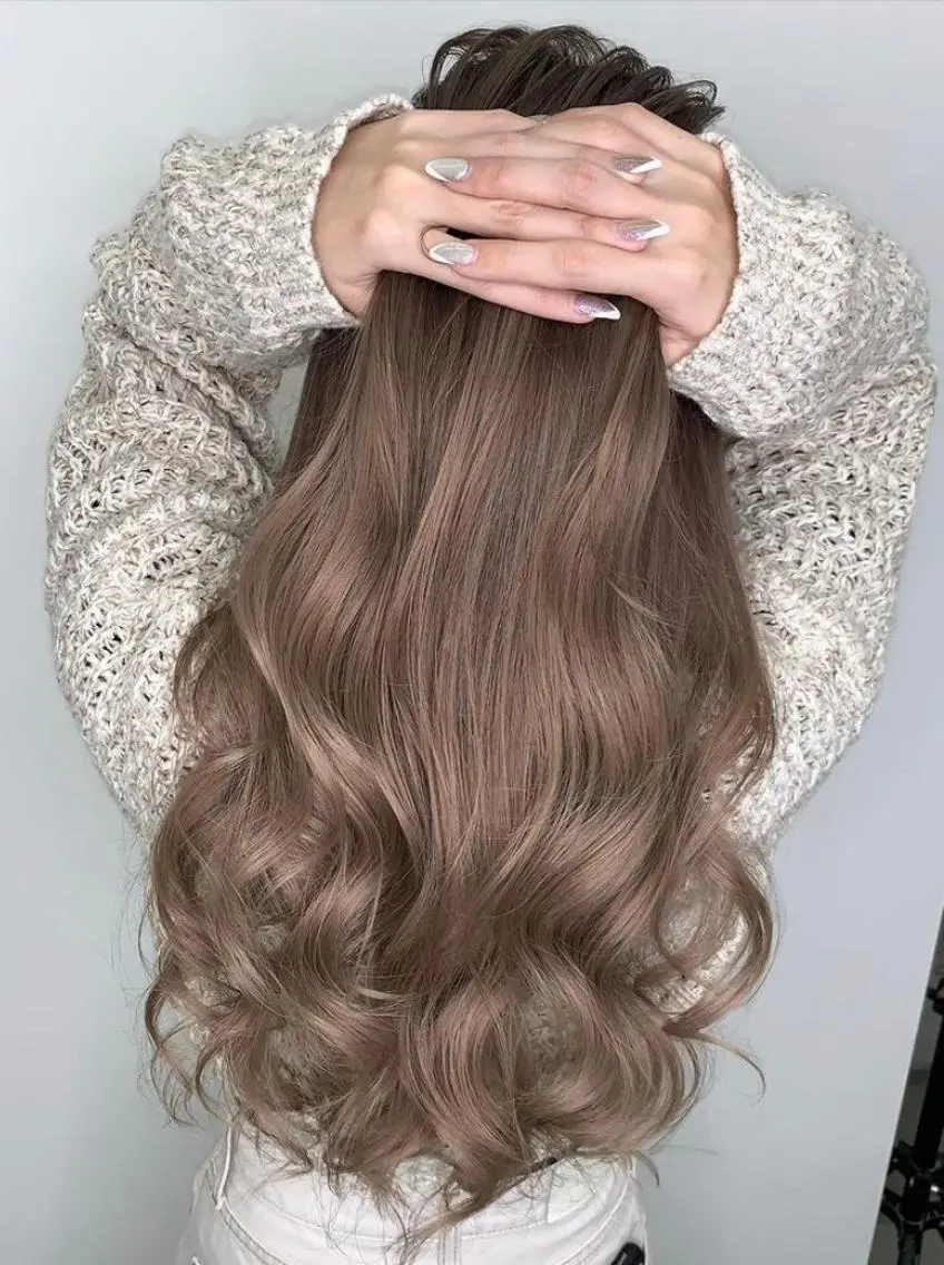 ロング カラー ベージュカラー ダブルカラー 髪質改善特化 サロン✨代表HIROのヘアスタイル