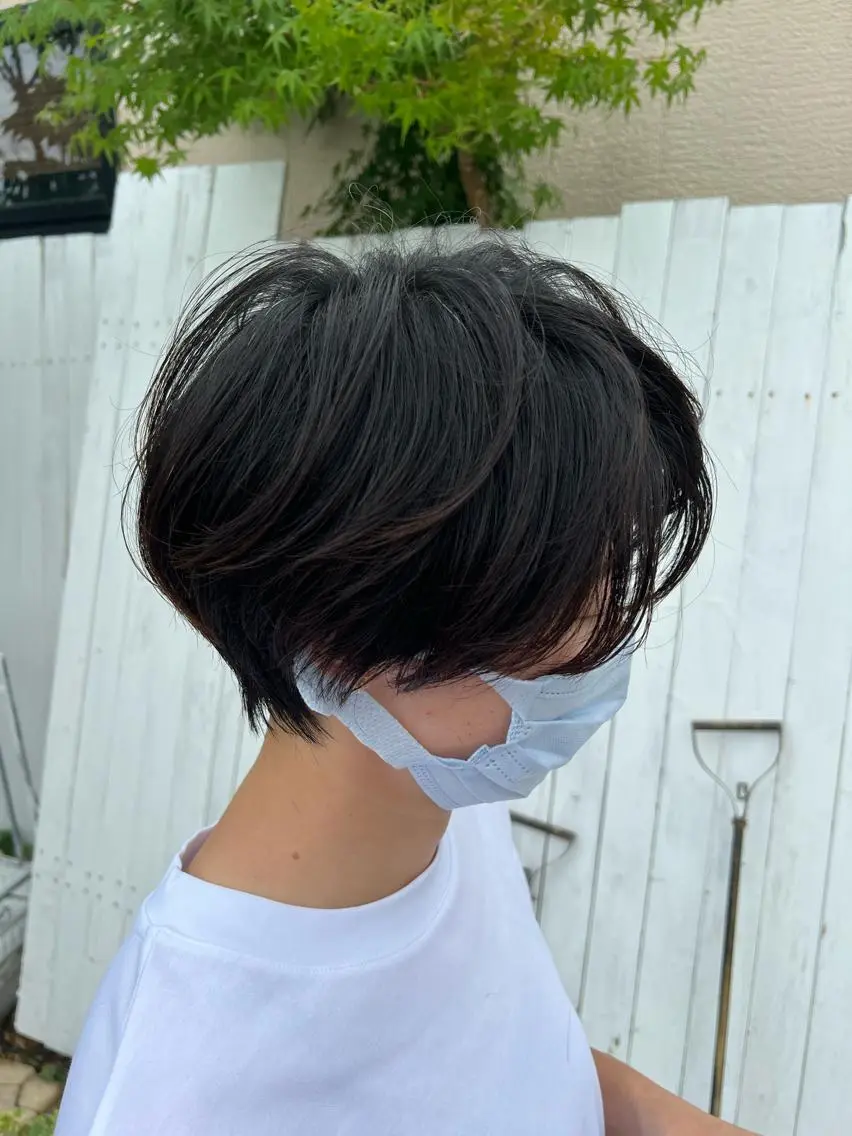 ショート マニッシュショート ショートヘア 大野 智亜里のヘアスタイル