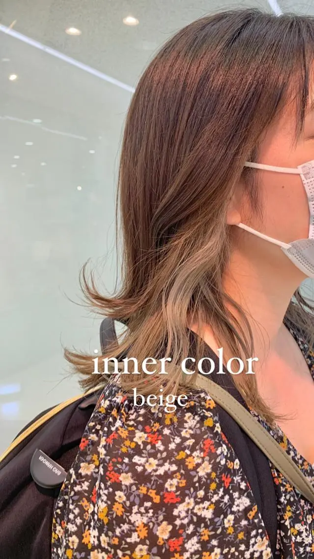 ミディアム カラー ヘアカラー トリートメント 似合わせカラー/艶 髪質改善/ヨシザキのヘアスタイル