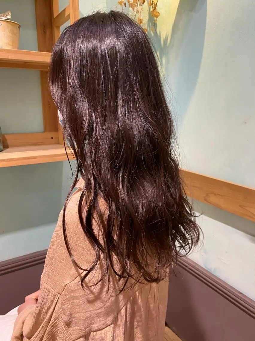 ロング カラー ショート& パーマ　坂本のヘアスタイル