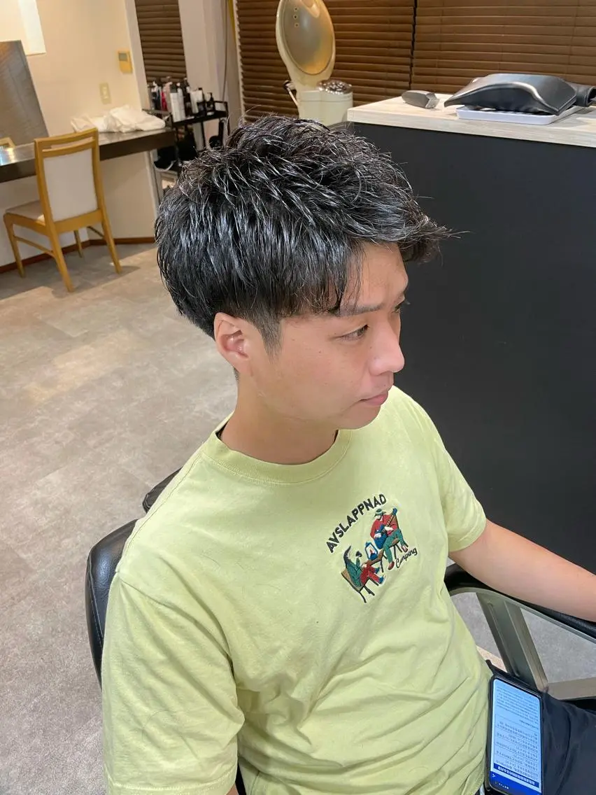 ショート メンズ 綾田 一蔵のヘアスタイル