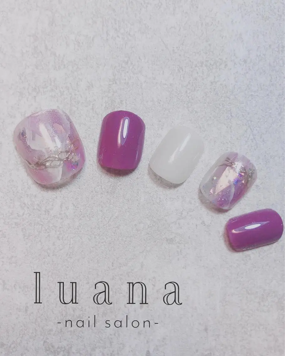 ネイル フットネイル luana ネイルサロンのネイルデザイン