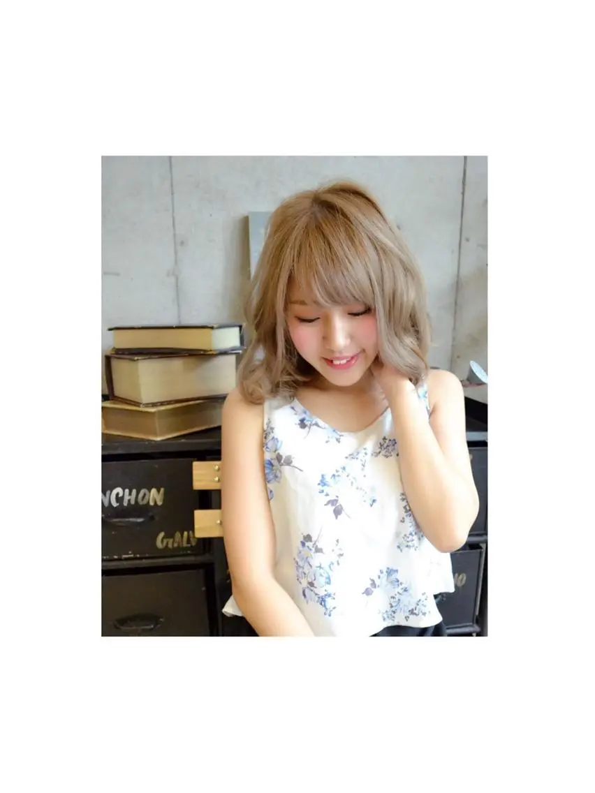 ショート ミディアム セミロング ロング カラー パーマ ヘアアレンジ メンズ キッズ アッシュ ホワイトアッシュ 野口 秀人 🫧髪質改善🫧のヘアスタイル