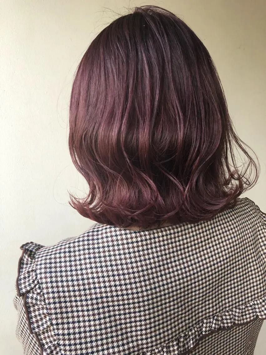 カラー ブリーチ ブリーチなしカラー ヘアカラー トリートメント 🌻韓国風ヘア🌻 ✨🌷ナナコ🌷のヘアスタイル
