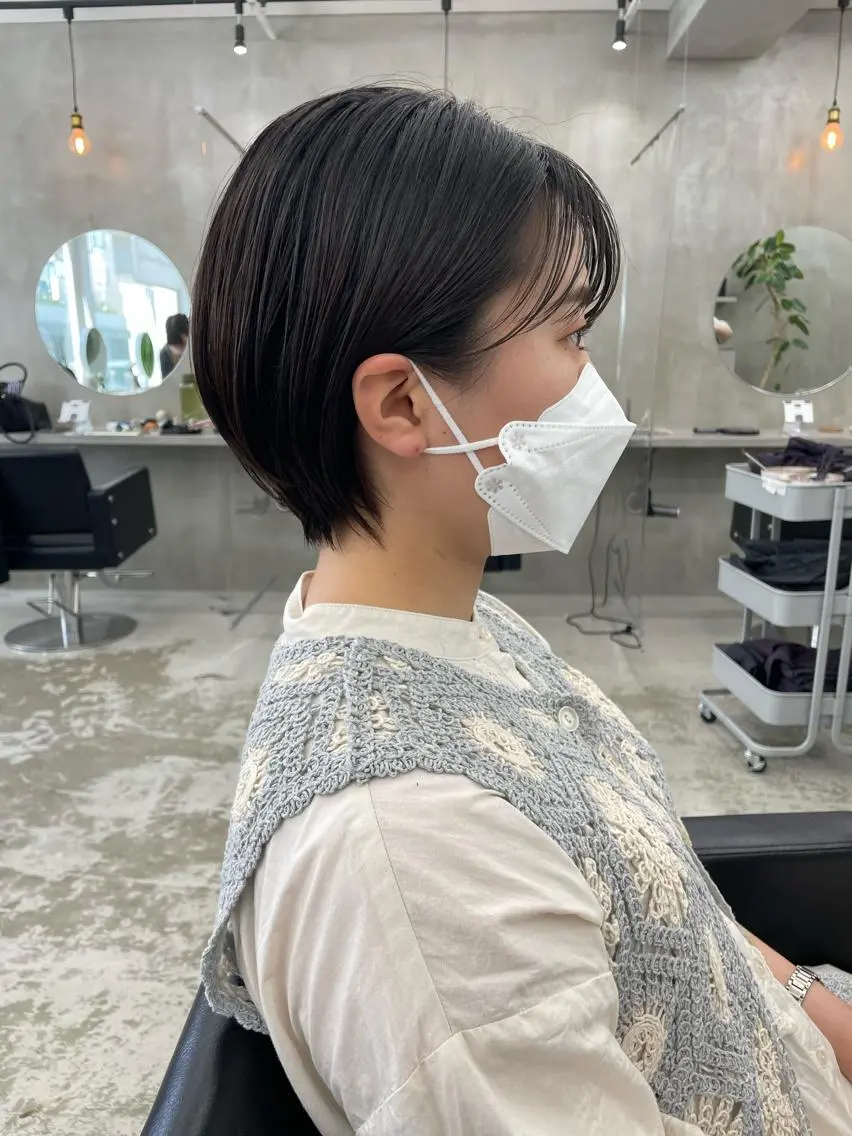 ショート ショートヘア カット トリートメント 👑ボブはお任せ ミヤノ👑のヘアスタイル