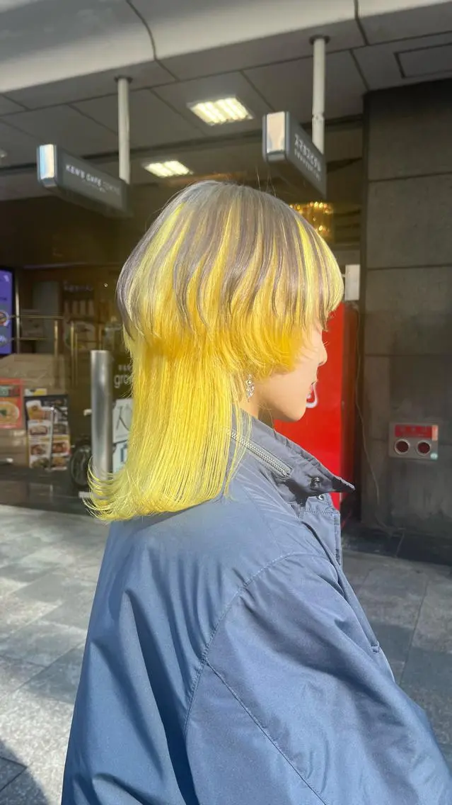 セミロング カラー ヘアカラー s.sweet NACHIKAのヘアスタイル
