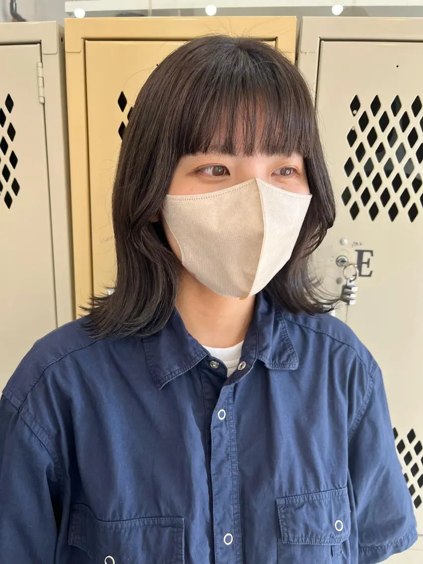 ミディアム カラー カット ヘアカラー トリートメント 🌼sunc HINAMI🌼のヘアスタイル