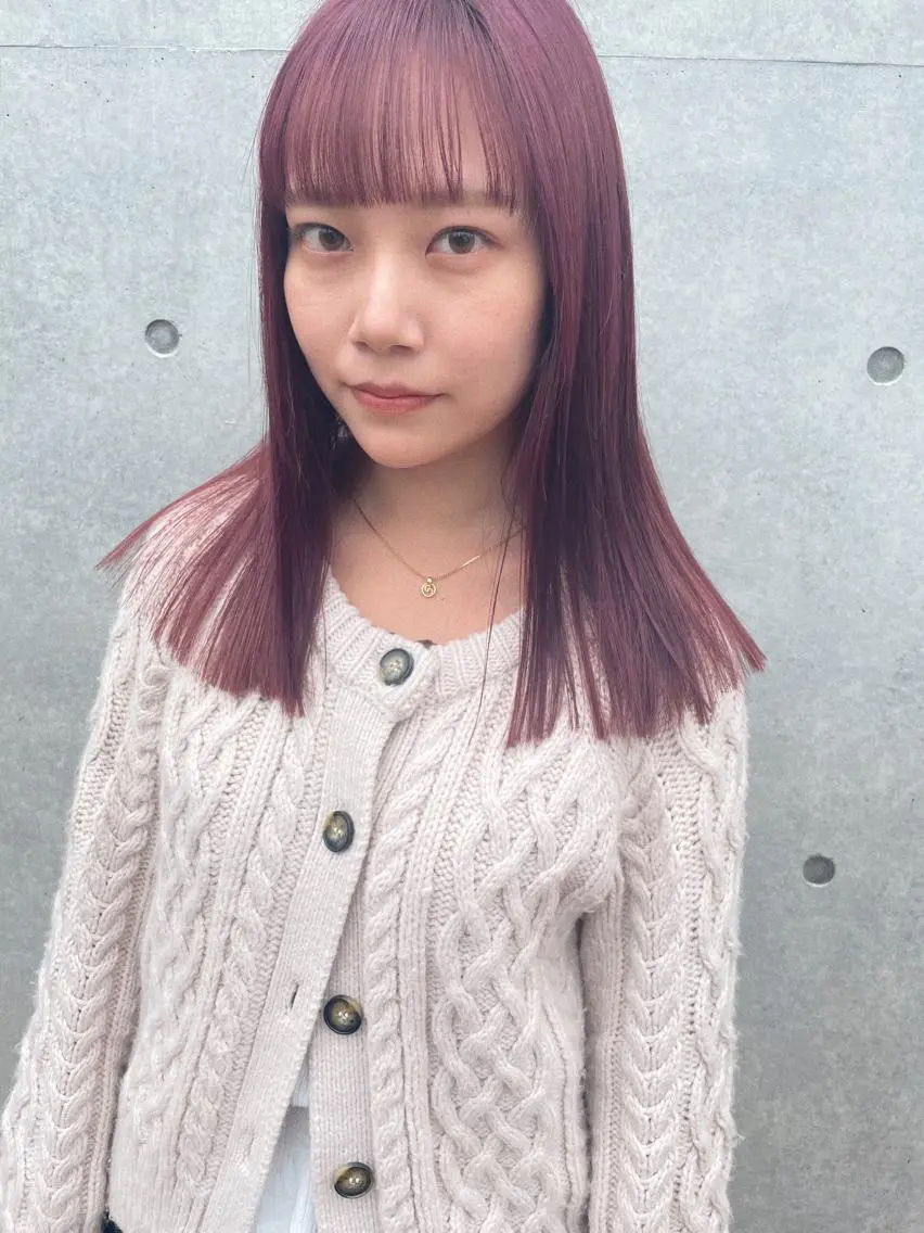 ミディアム カラー ブリーチ カット ヘアカラー トリートメント ヘアセット センスをお届けします 大谷将生infpのヘアスタイル