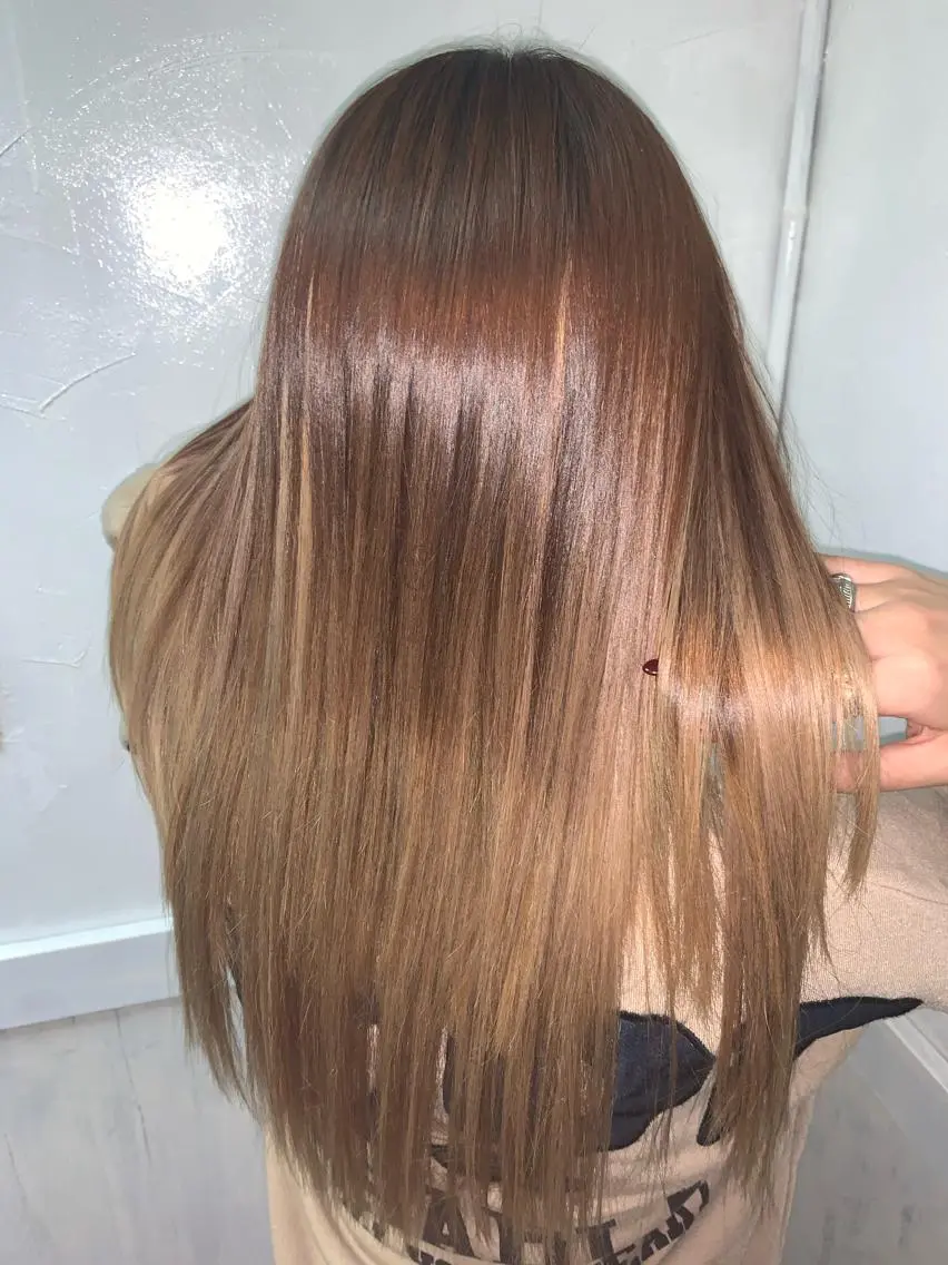 カラー 艶髪ハイトーンカラー kana♡のヘアスタイル