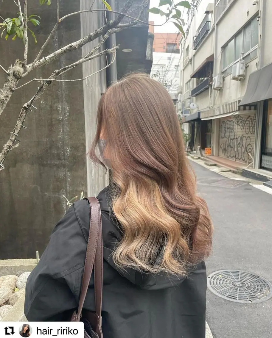 ミディアム カラー メンズ メンズブリーチ メンズハイトーン メンズインナーカラー ベージュカラー ブリーチ 🩷Eny terrace🩷のヘアスタイル