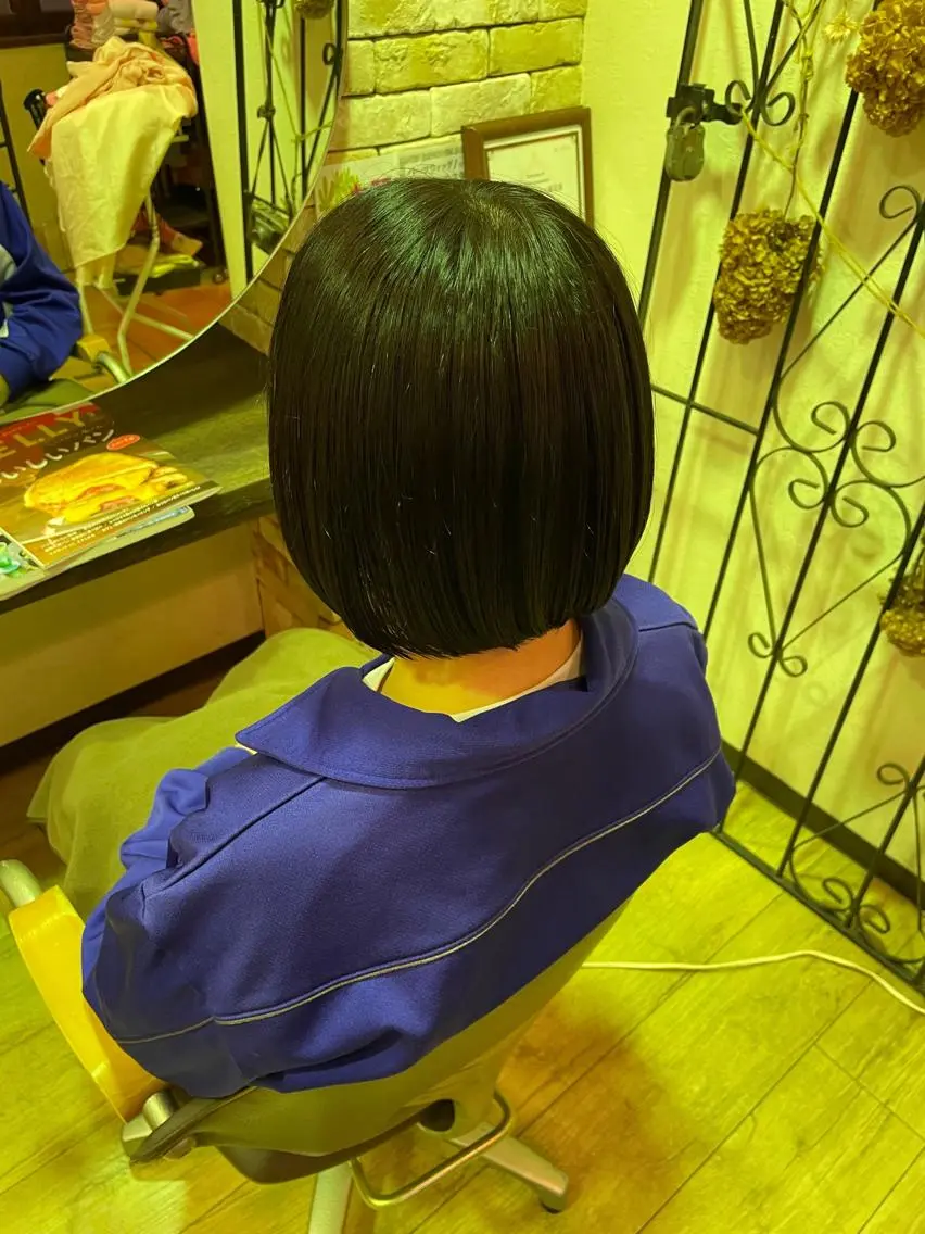 ミディアム hair make echo滿木あい花のヘアスタイル
