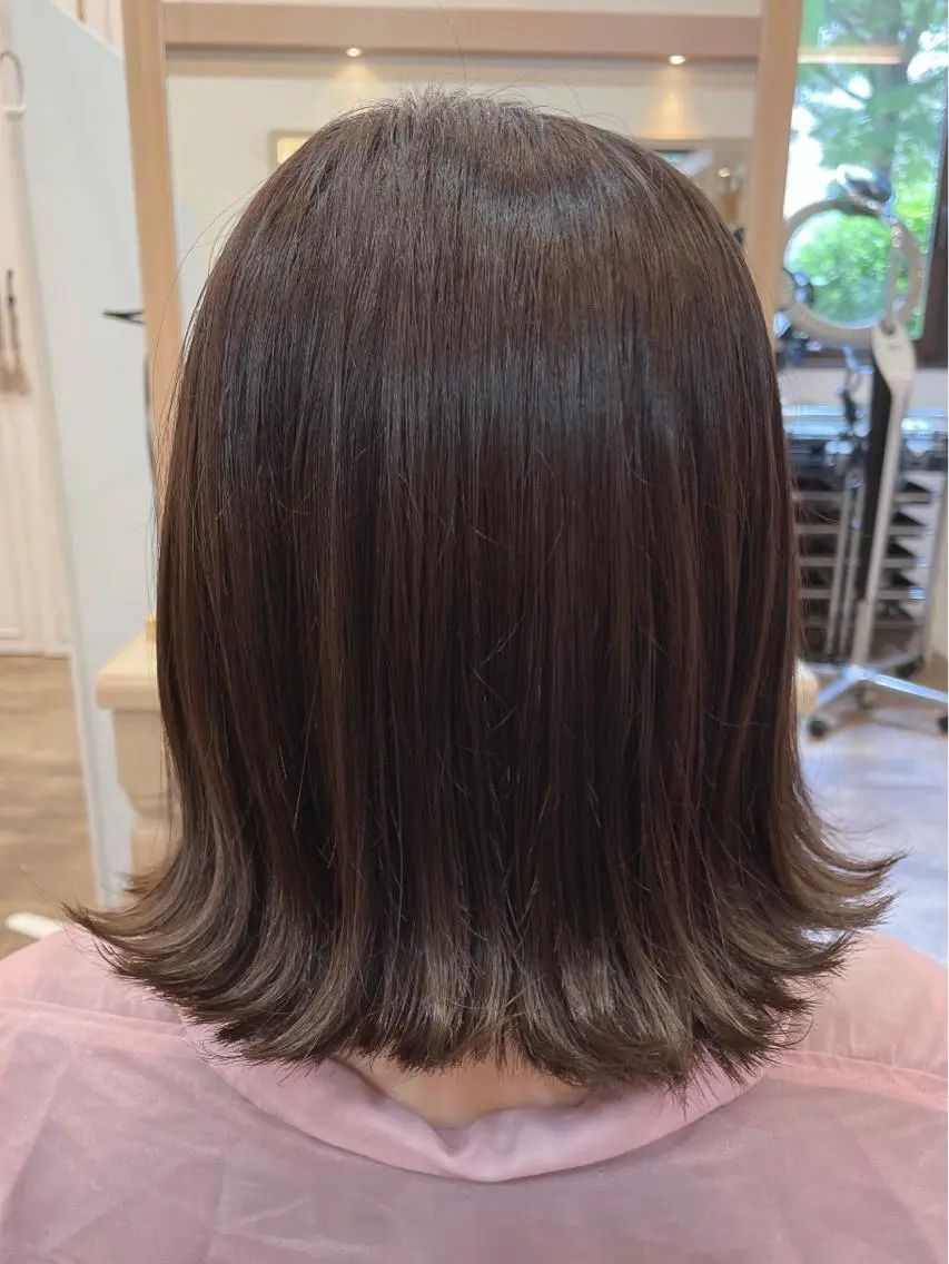 ミディアム アッシュ アッシュブラウン メンズパーマ🌀/ 中村郁未のヘアスタイル