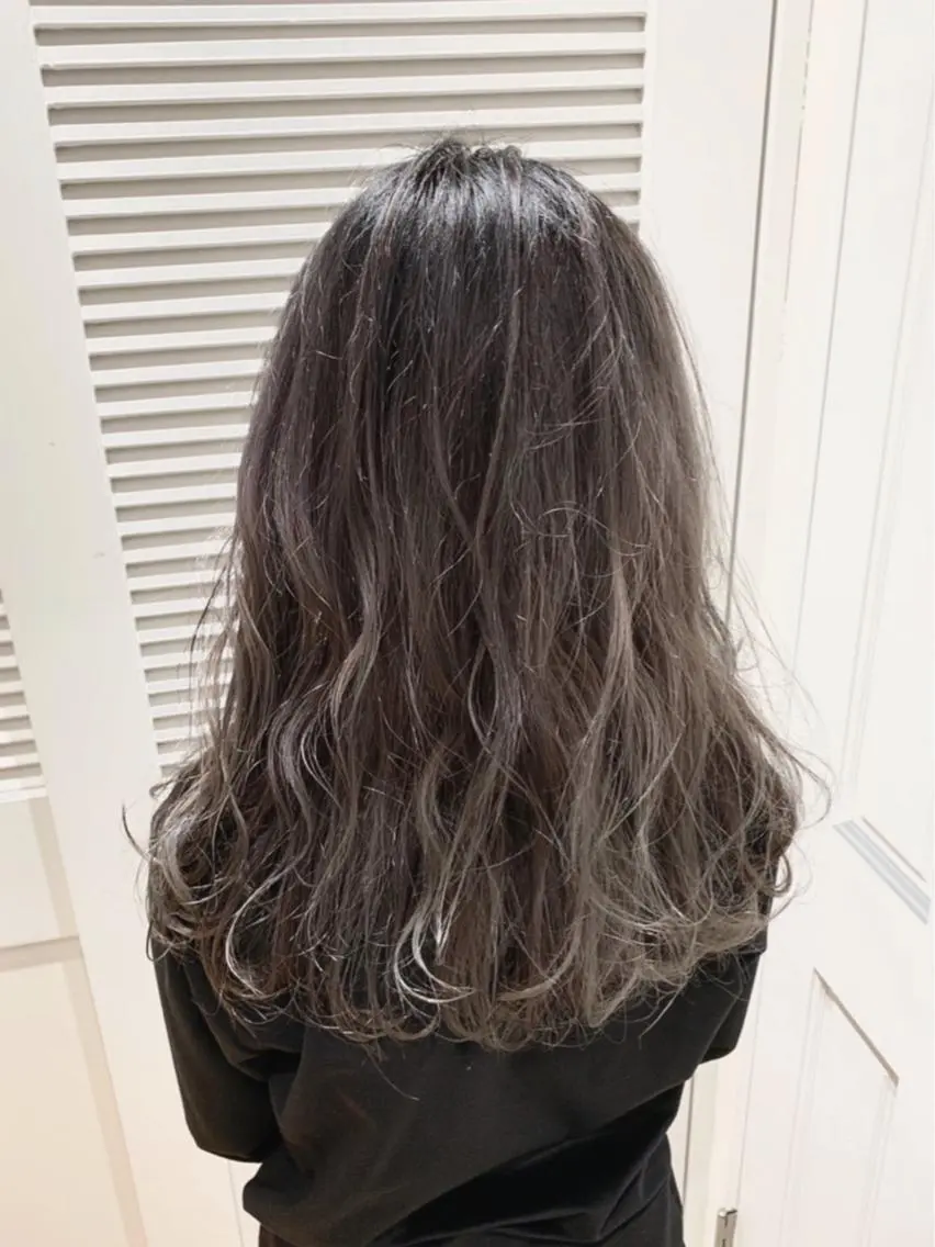 ロング カット ヘアカラー トリートメント 新宿 木下拓哉のヘアスタイル