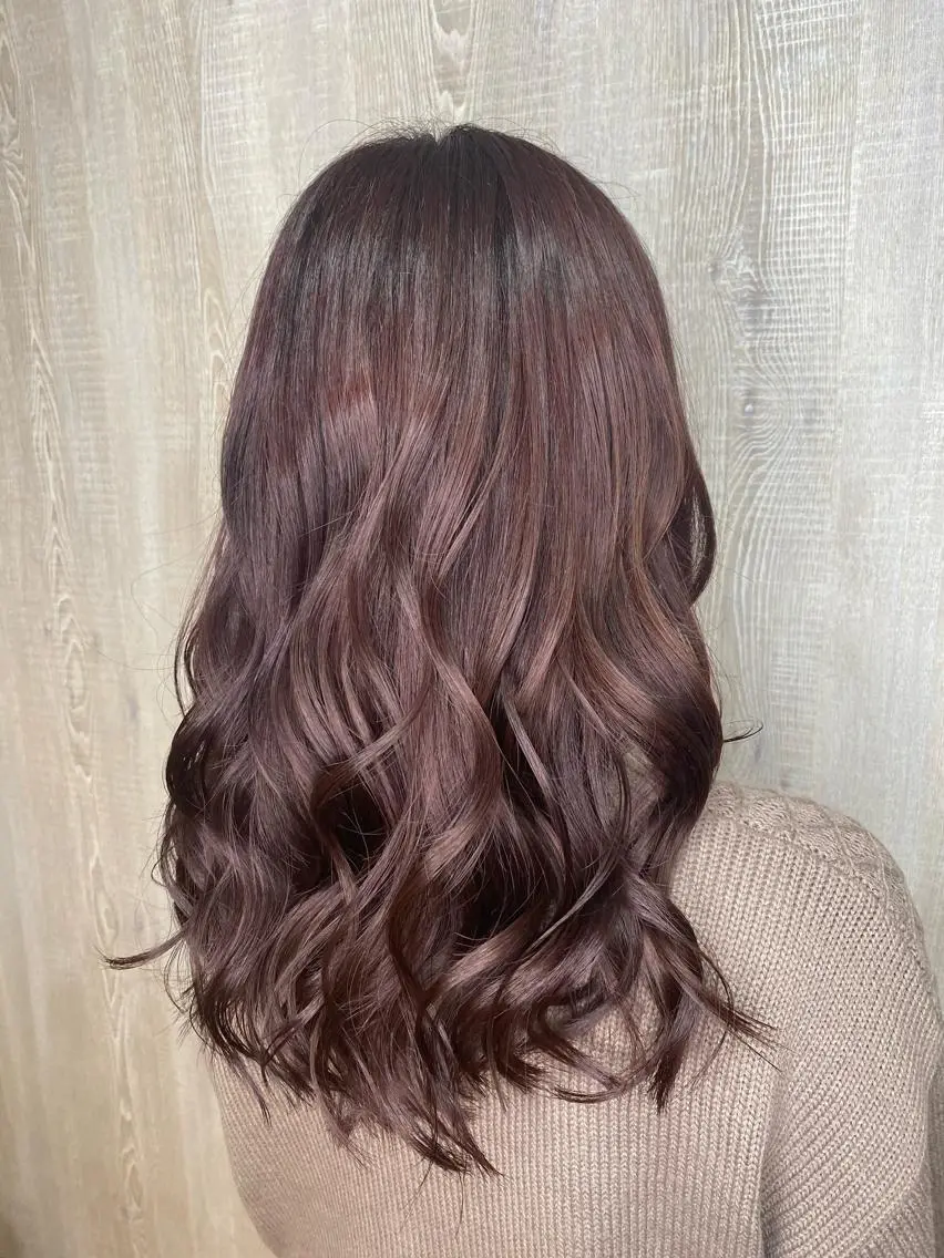 ミディアム カラー ブリーチ ピンクカラー 🦋Oasis RINA 🦋のヘアスタイル